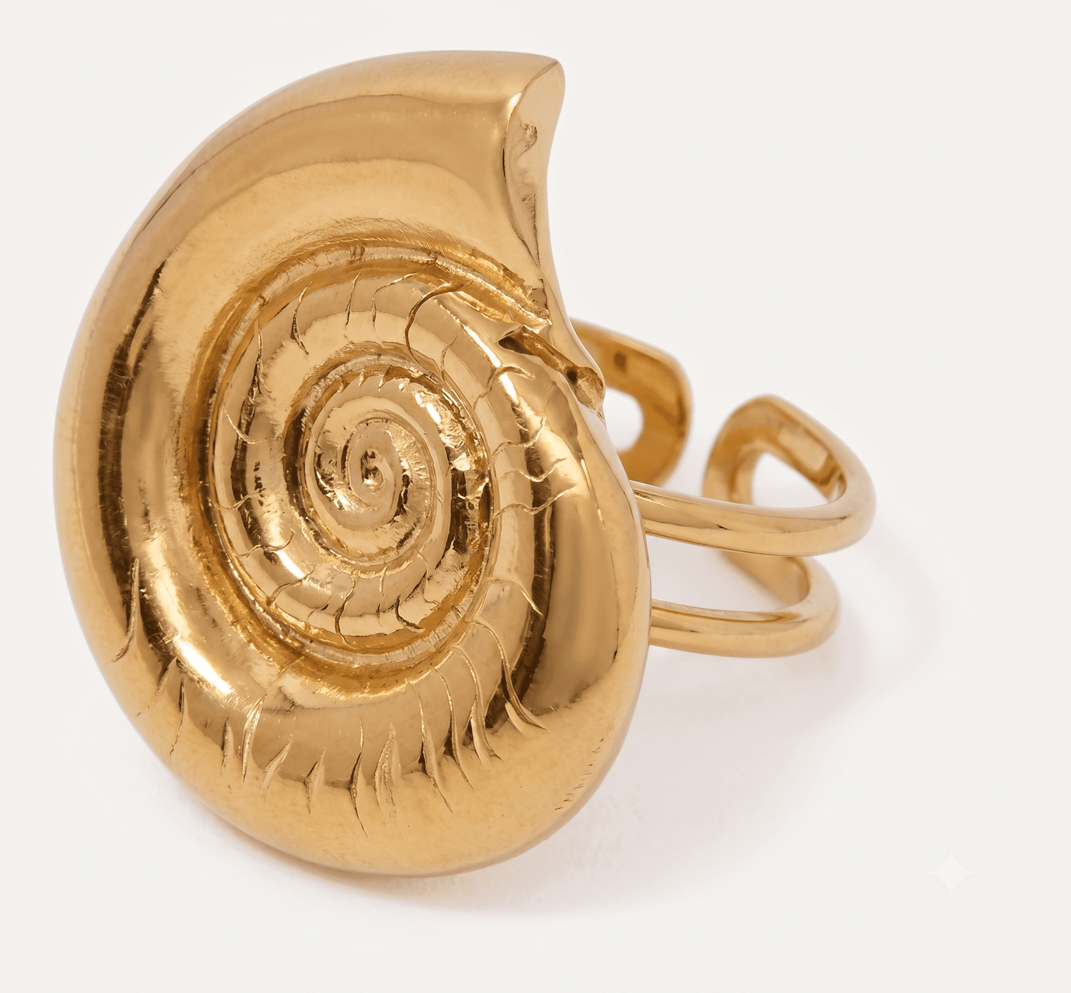 Conch Swirl Ring